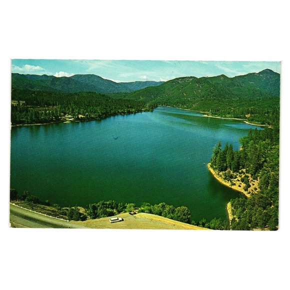Vintage Postcard Shasta Lake California Forest Mountain Landscape - Picture 1 of 2